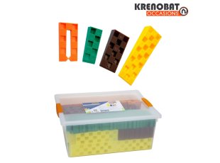 Occasion - Assortiment de 245 cales crantées (8 à 25 mm) EDMA