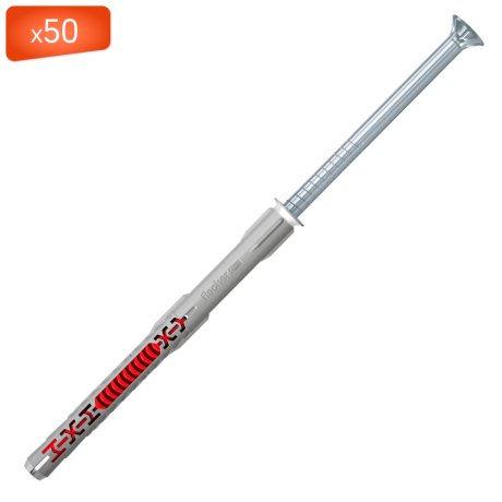 Cheville rallongée tête fraisée DuoXpand 10 x 100 T, 50/bte - FISCHER