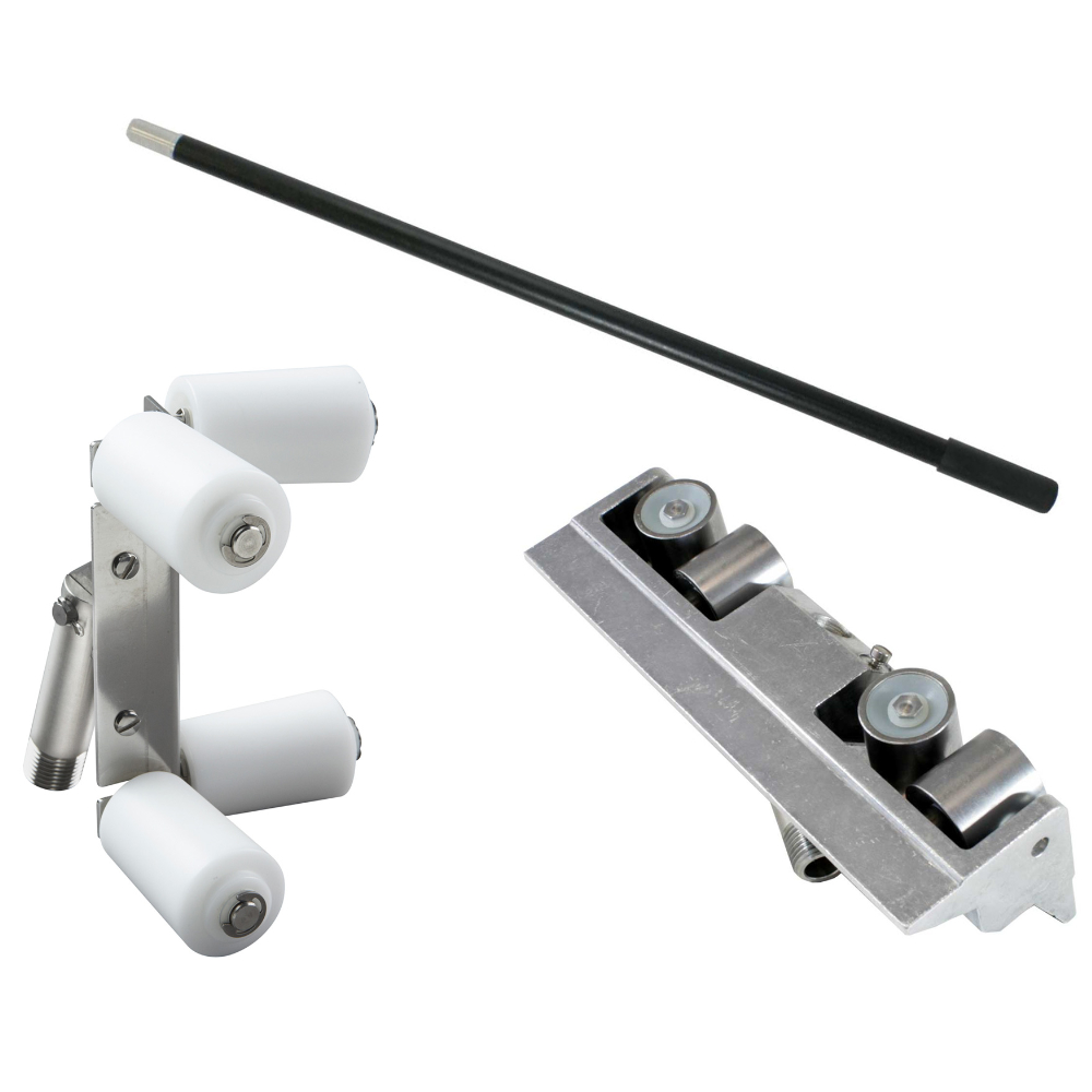 Rouleur d&rsquo;angle rentrant et sortant + manche fibre de verre TAPETECH