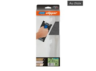 Patins-Screen-Back-special-platre-115-x-280-mm-grains-au-choix-boite-de-2-NORTON-CLIPPER