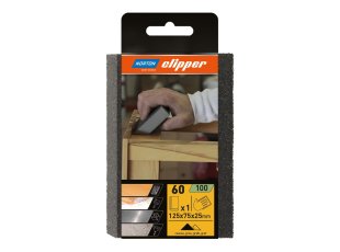 Eponge-de-poncage-125-x-75-x-75-mm-4-faces-deux-angles-grain-60-NORTON-CLIPPER