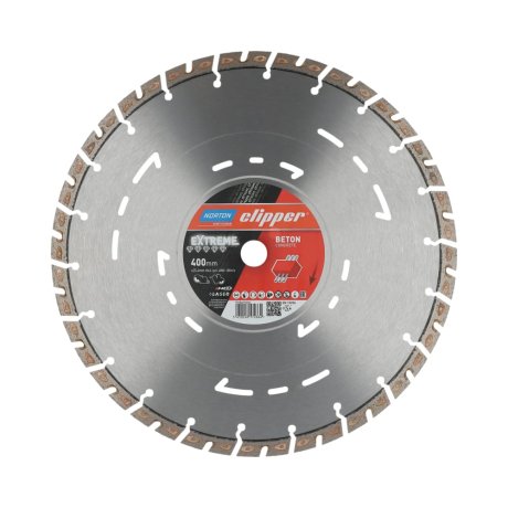 Disque-diamant-Extreme-Beton-400-x-25-4-mm-hauteur-segment-15-mm-NORTON-CLIPPER