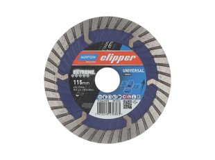 Disque-diamant-Extreme-Universal-Turbo-115-x-22-23-mm-hauteur-segment-12-mm-NORTON-CLIPPER