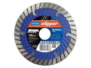 Disque-diamant-Extreme-Universal-Turbo-230-x-22-23-mm-hauteur-segment-12-mm-NORTON-CLIPPER
