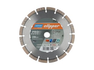 Disque-diamant-Pro-4x4-Explorer-230-x-22-23-mm-hauteur-segment-12-mm-NORTON-CLIPPER