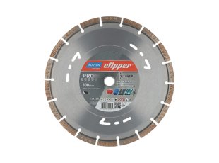 Disque-diamant-Pro-4x4-Explorer-300-x-20-mm-hauteur-segment-12-mm-NORTON-CLIPPER