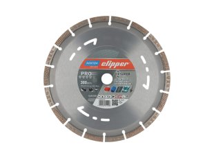 Disque-diamant-Pro-4x4-Explorer-300-x-25-4-mm-hauteur-segment-12-mm-NORTON-CLIPPER