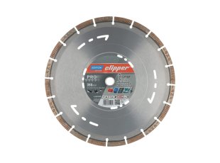 Disque-diamant-Pro-4x4-Explorer-350-x-20-25-4-mm-hauteur-segment-12-mm-NORTON-CLIPPER
