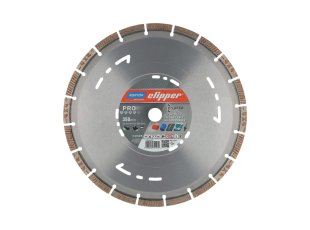 Disque-diamant-Pro-4x4-Explorer-350-x-25-4-mm-hauteur-segment-12-mm-NORTON-CLIPPER