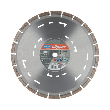 Disque-diamant-Pro-4x4-Explorer-400-x-20-mm-hauteur-segment-12-mm-NORTON-CLIPPER