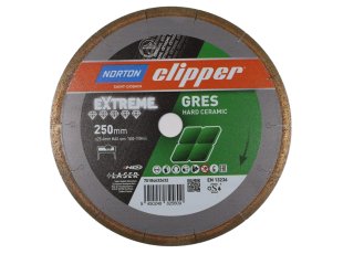 Disque-diamant-Extreme-Gres-250-x-25-4-mm-hauteur-segment-12-2-2-mm-NORTON-CLIPPER