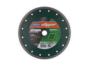 Disque-diamant-Extreme-Ceramic-Turbo-230-x-22-23-mm-hauteur-segment-10-1-4-mm-NORTON-CLIPPER