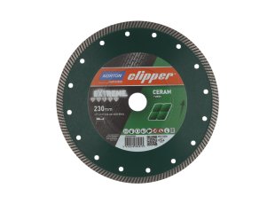 Disque-diamant-Extreme-Ceramic-Turbo-230-x-25-4-mm-hauteur-segment-10-1-4-mm-NORTON-CLIPPER