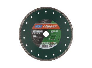 Disque-diamant-Extreme-Ceramic-Turbo-250-x-25-4-mm-hauteur-segment-10-1-6-mm-NORTON-CLIPPER
