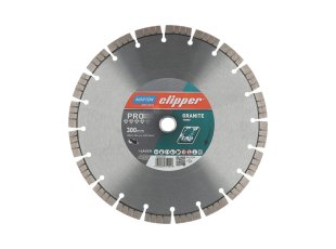 Disque-diamant-Pro-Granit-Turbo-300-x-20-mm-hauteur-segment-12-3-2-mm-NORTON-CLIPPER