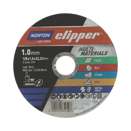 Disque-a-tronconner-Coupe-Tout-multi-usage-125-x-1-x-22-23-mm-NORTON-CLIPPER