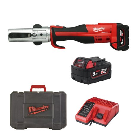 Sertisseuse plomberie XL 32 kN M18™ Force Logic™ avec 2x 5 Ah + chargeur & coffret - MILWAUKEE