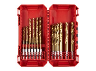 Coffret 19 forets métal HSS-G TiN Red Hex Shockwave™ Impact Duty - MILWAUKEE
