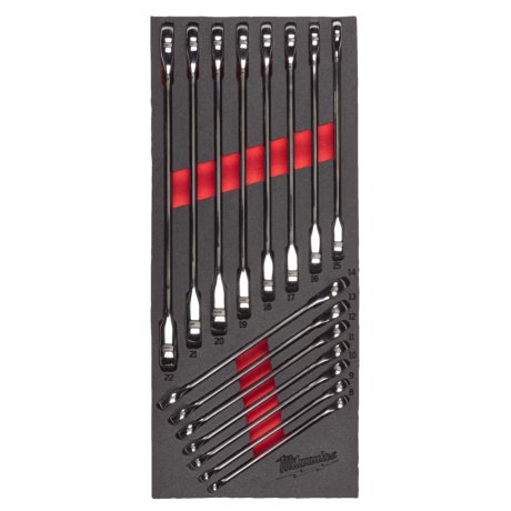 Module mousse clés à cliquet Max Bite™ 15 pièces - MILWAUKEE