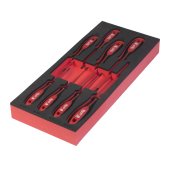 Module mousse tournevis VDE Tri-Lobe 8 pièces - MILWAUKEE