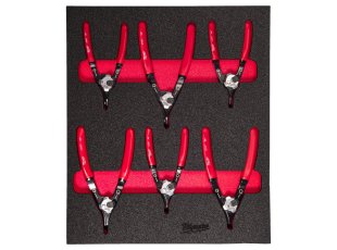 Module mousse pinces à circlips 6 pièces - MILWAUKEE
