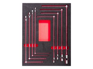 Module Packout™ pour servante, 8 clés en T à douilles pivotantes - MILWAUKEE