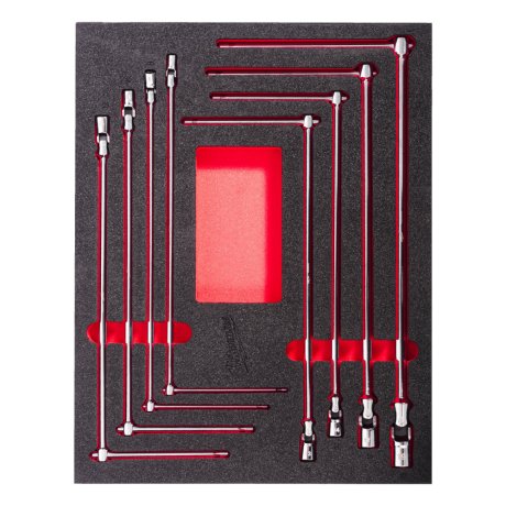 Module Packout™ pour servante, 8 clés en T à douilles pivotantes - MILWAUKEE