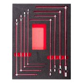 Module mousse vide Packout™ pour 8 clés en T à douilles pivotantes - MILWAUKEE