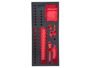 Module mousse vide Toolguard™ pour douilles et embouts 1/4″ - MILWAUKEE
