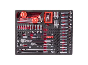 Module Toolguard™ cliquets, douilles et embouts 1/4″ et 3/8″, 153 pièces - MILWAUKEE