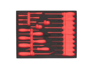 Module mousse vide Toolguard™ pour cliquets, douilles et embouts 1/4″ et 3/8″ - MILWAUKEE