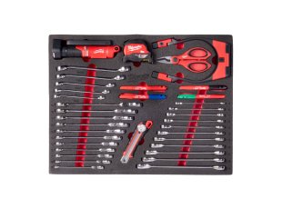 Module Toolguard™ clés, éclairage, coupe et mesure, 36 pièces - MILWAUKEE
