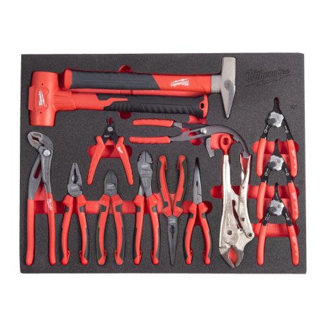 Module mousse Toolguard™ pour pinces et marteaux, 14 pièces - MILWAUKEE