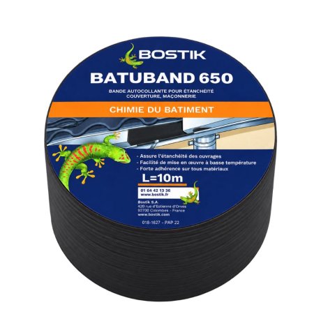 Bande adhésive d'étanchéité Batuband 650, 15 cm, gris - BOSTIK
