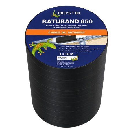 Bande adhésive d'étanchéité Batuband 650, 22,5 cm, gris - BOSTIK