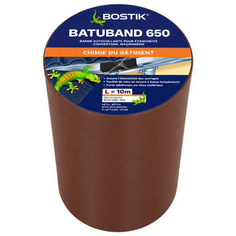 Bande adhésive d'étanchéité Batuband 650, 30 cm, orange - BOSTIK