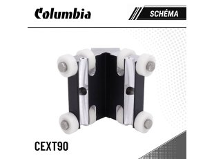 Schéma tête applicateur d'angle COCEXT90 COLUMBIA