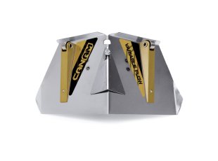 Lisseur d’angle direct avec roulettes / flusher 10,16 cm - CAN-AM