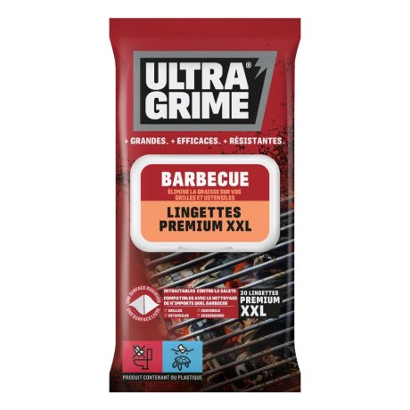 Lingettes Life Barbecue XXL 38 x 25 cm, x30 - ULTRA GRIME