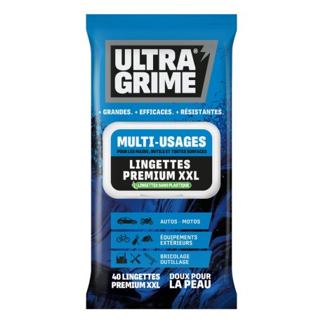 Lingettes Life multi-usages L’Originale XXL 38 x 25 cm, x40 - ULTRA GRIME