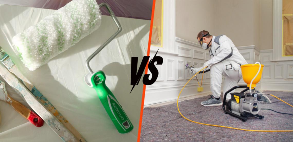 Peinture Airless ou rouleau